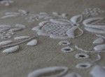 Round tablecloth (grey linen)