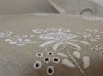 Round tablecloth (grey linen)