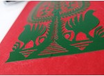 Carte postale des Kurpies Premium - Vert "leluja"