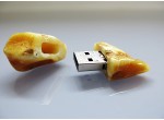 Amber products - 16 GB USB stick in a Baltic amber frame