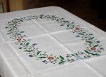 Table-linen with tulip 