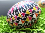 Set of Easter eggs (on hen egg shells)