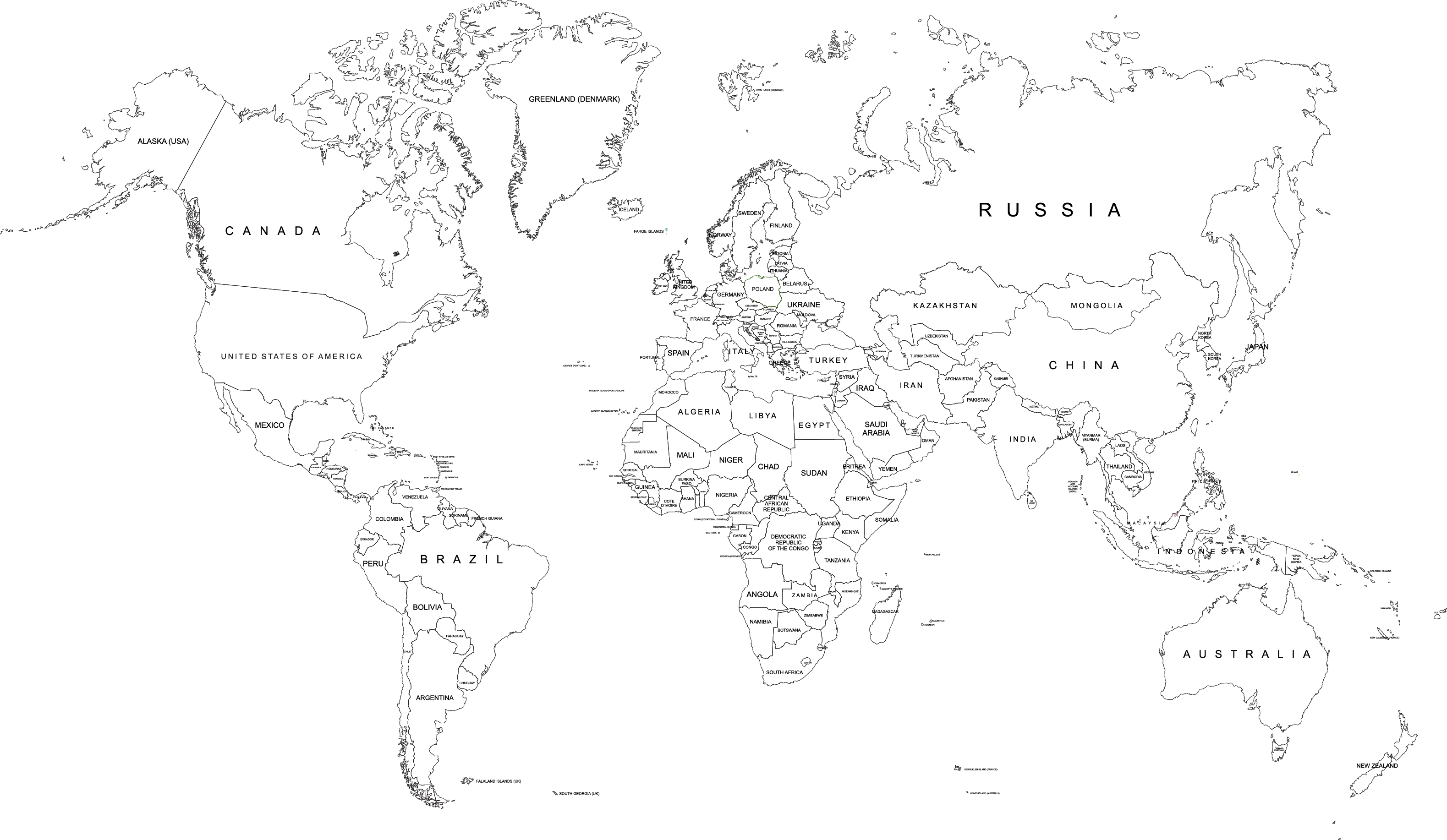 My Poland mapa świata - gdzie dotarły nasze produkty
